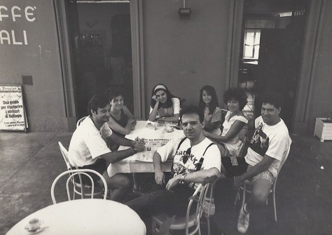 A Tremezzo (Co), per il concerto #150 di LMT, luglio 1990